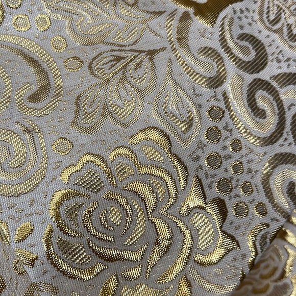 Barbie x Unique Vintage Evening Splendour Brocade Coat w/Faux Fur NWT - Picture 7 of 15